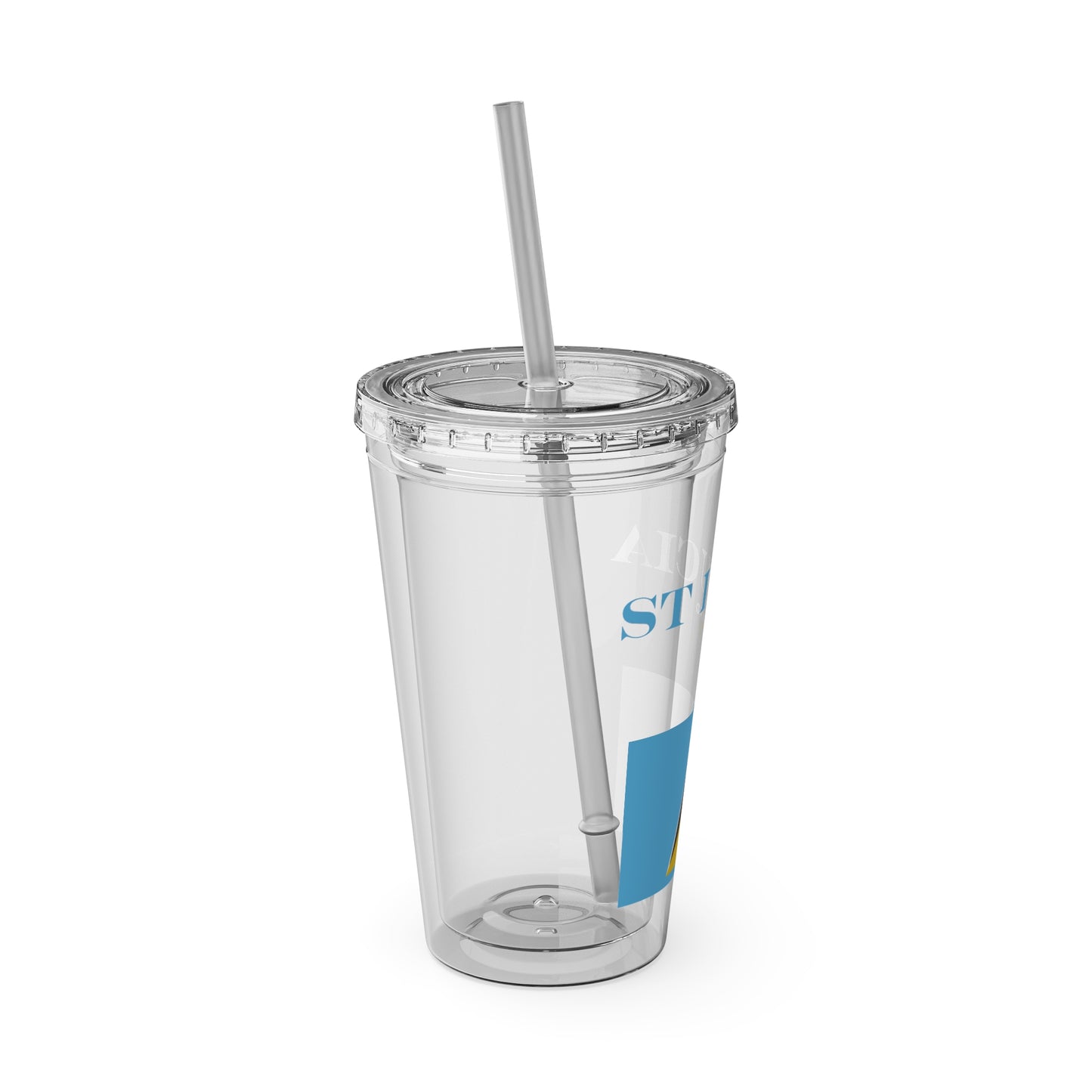Sunsplash Tumbler with Straw, 16oz