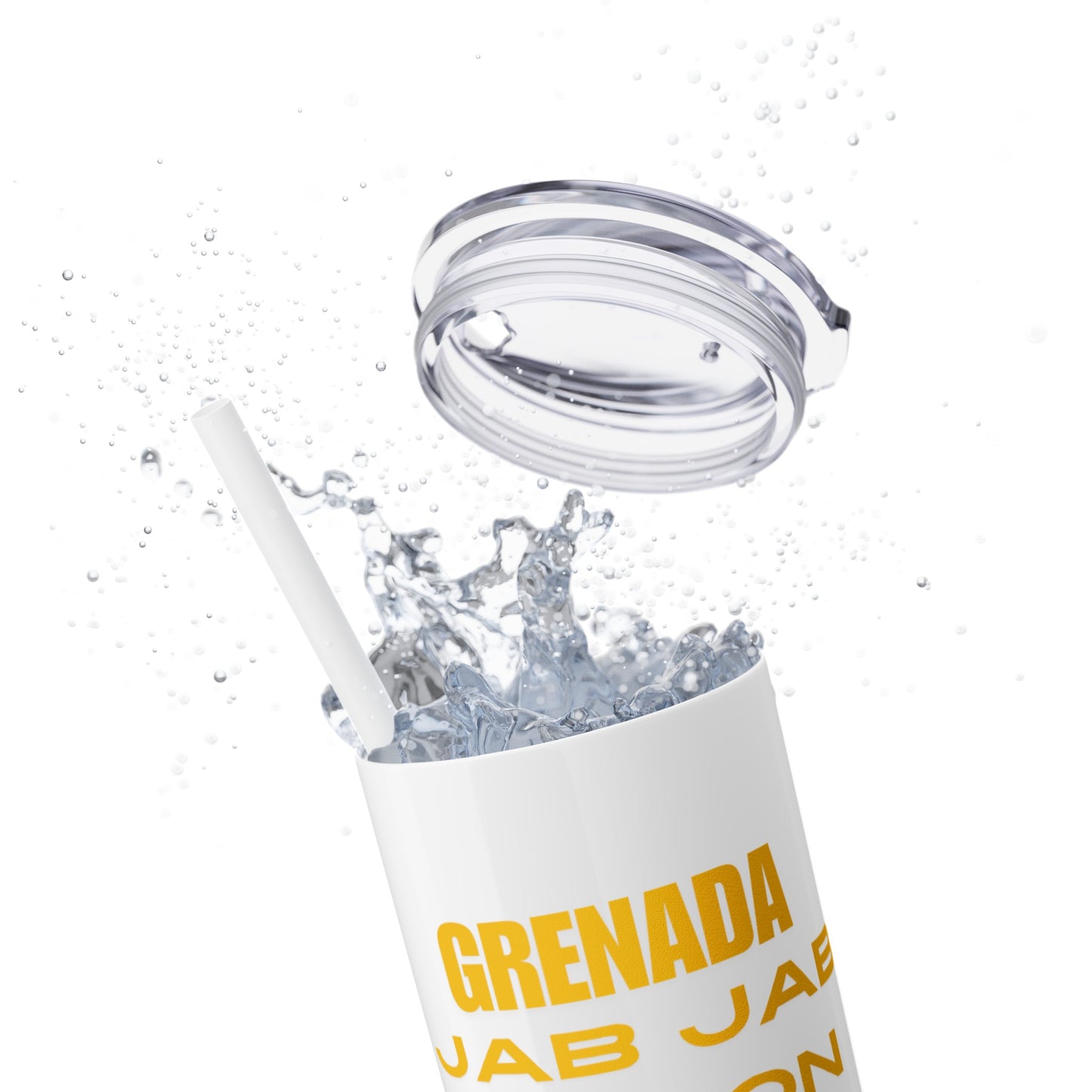 Skinny Tumbler with Straw, 20oz