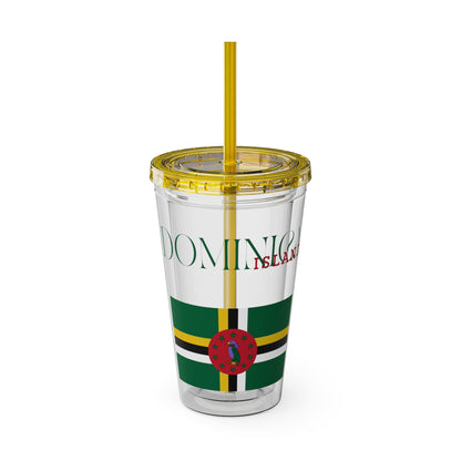 Sunsplash Tumbler with Straw, 16oz