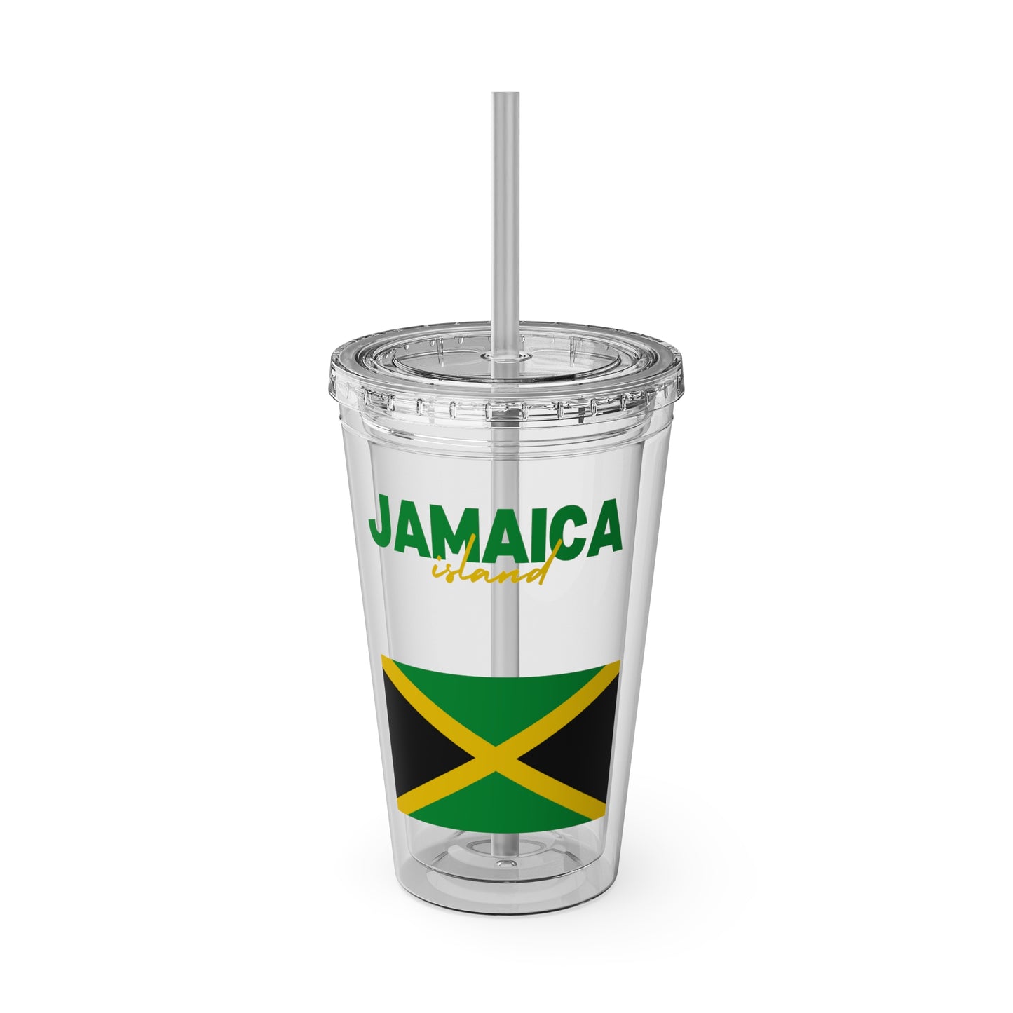 Sunsplash Tumbler with Straw, 16oz
