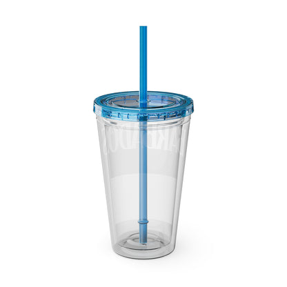 Sunsplash Tumbler with Straw, 16oz