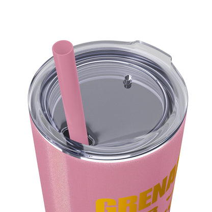 Skinny Tumbler with Straw, 20oz