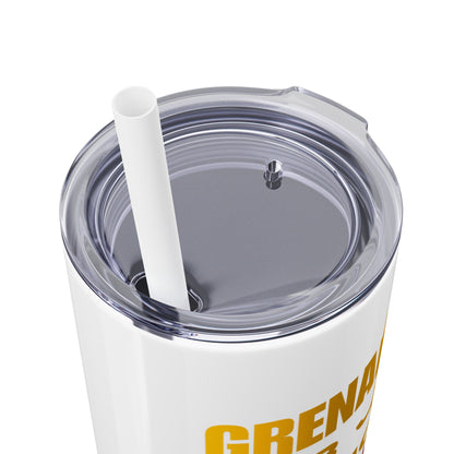 Skinny Tumbler with Straw, 20oz