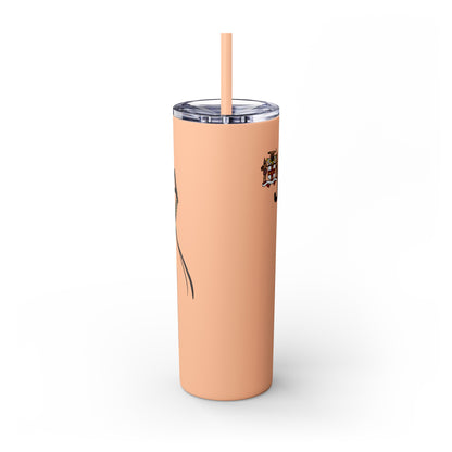 Skinny Tumbler with Straw, 20oz