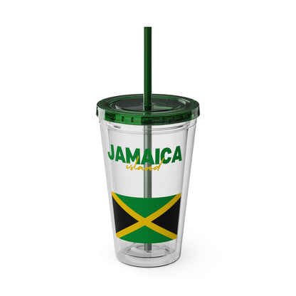 Sunsplash Tumbler with Straw, 16oz