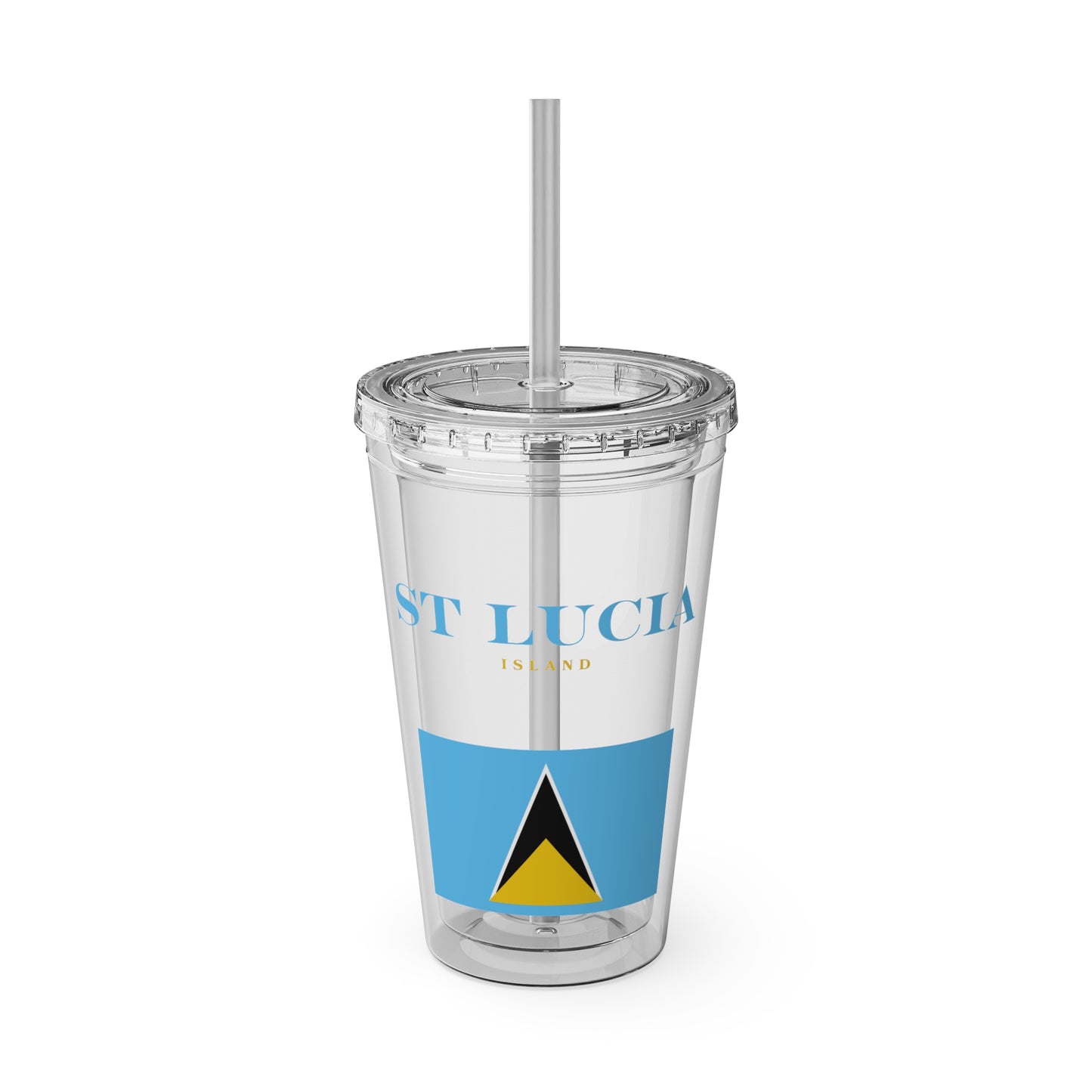 Sunsplash Tumbler with Straw, 16oz