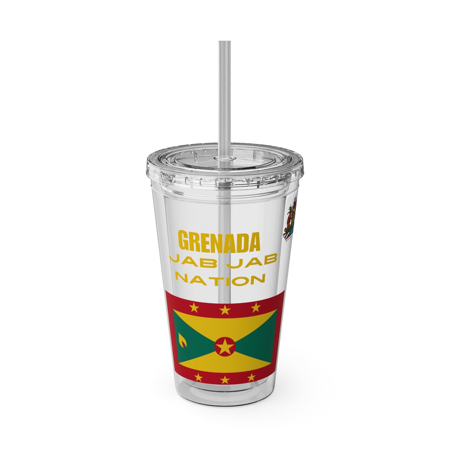 Sunsplash Tumbler with Straw, 16oz