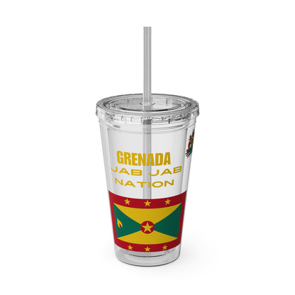 Sunsplash Tumbler with Straw, 16oz