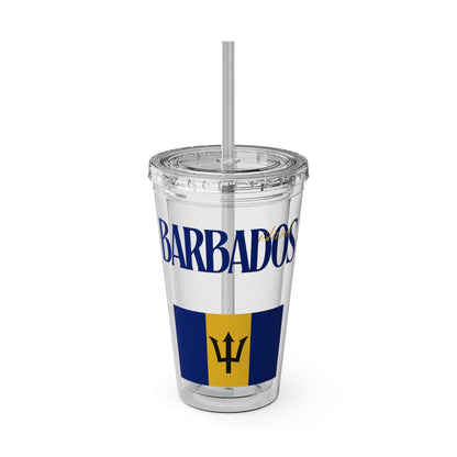 Sunsplash Tumbler with Straw, 16oz